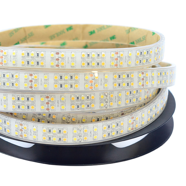 Double Row DC24V 3528SMD 1200LEDs CCT Flexible LED Light - Pure White+Warm White Double Row DC24V 3528SMD 1200LEDs CCT Flexible LED Light - Pure White+Warm White